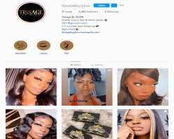 She has started her beauty product line on Instagram named Tissage By GLOW where she sells quality luxury hair & mink lashes.